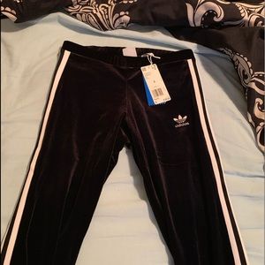 Brand new adidas velvet leggings